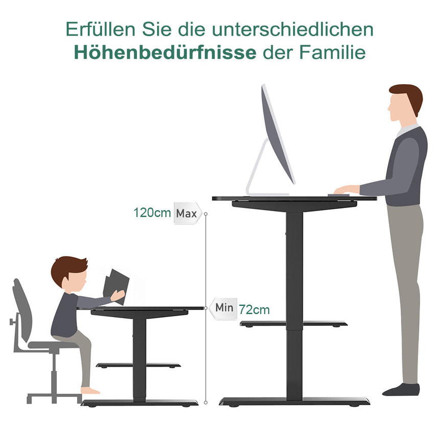 Höhenverstellbarer Rahmen für 5-6 ft Personen